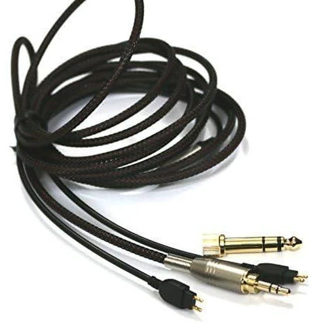 Alt view image 2 of 7 - Replacement Audio Upgrade Cable Compatible with Sennheiser HD650 HD600 HD580 HD58X HD660S HD660S2 Massdrop HD6XX Headphones 2meters/6.6feet