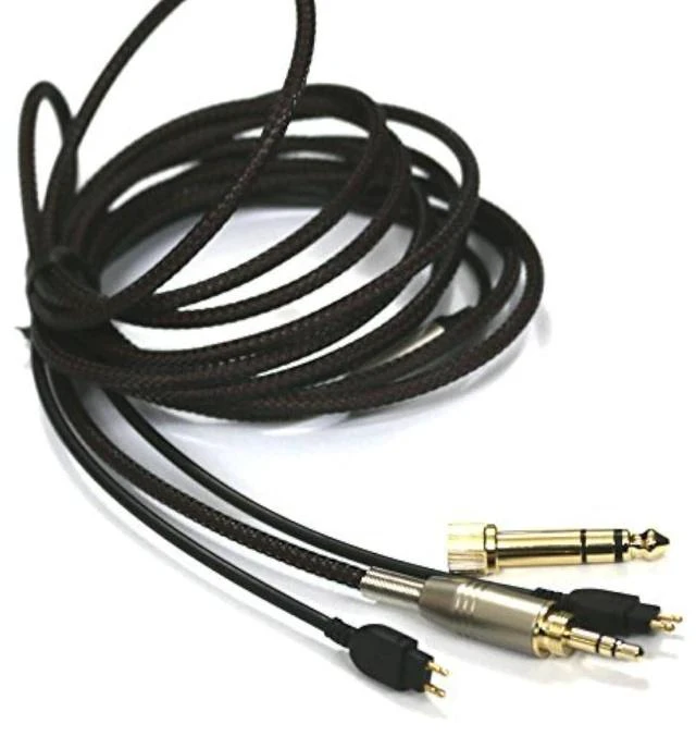 Main image of Replacement Audio Upgrade Cable Compatible with Sennheiser HD650 HD600 HD580 HD58X HD660S HD660S2 Massdrop HD6XX Headphones 2meters/6.6feet