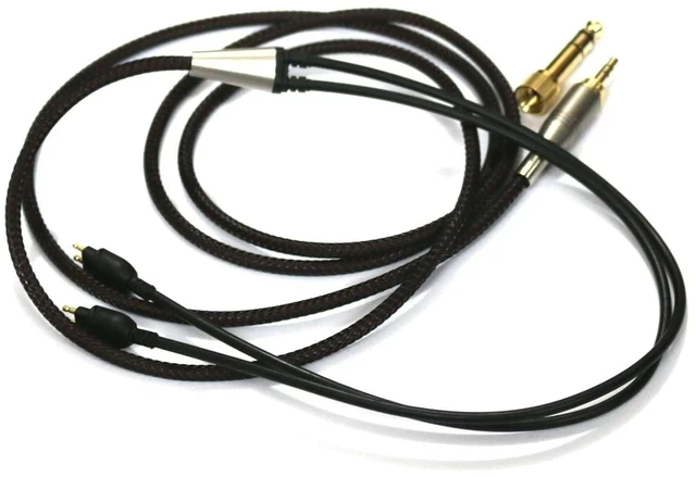 Alt view image 3 of 7 - Replacement Audio Upgrade Cable Compatible with Sennheiser HD650 HD600 HD580 HD58X HD660S HD660S2 Massdrop HD6XX Headphones 2meters/6.6feet