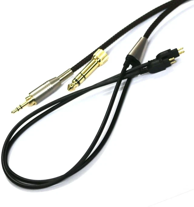 Alt view image 5 of 7 - Replacement Audio Upgrade Cable Compatible with Sennheiser HD650 HD600 HD580 HD58X HD660S HD660S2 Massdrop HD6XX Headphones 2meters/6.6feet