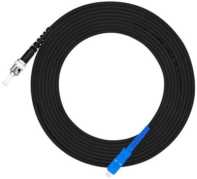 Main image of 300M SC to ST Outdoor Armored Simplex 9/125 SM Fiber Optic Cable Jumper Optical Patch Cord Singlemode 300Meters 985ft SC-ST