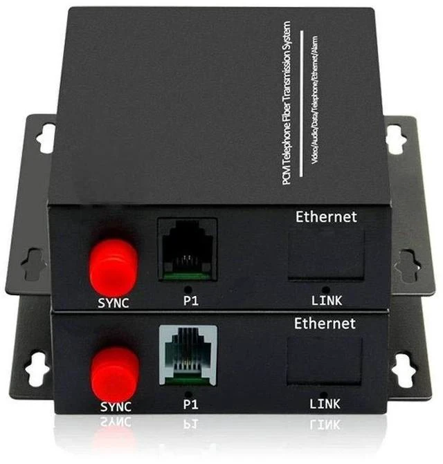 Main image of 1Pair 1 Channel PCM Voice Telephone Fiber Optical Media Converters Extender Adapter Single Mode FC Fiber Optic Port Caller ID FAX