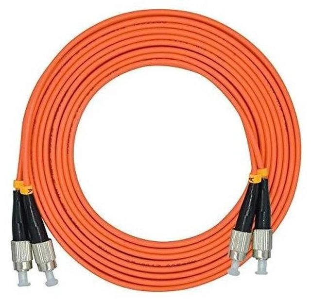 Main image of 30Meters 100ft FC to FC Duplex 62.5/125 OM1 Multimode Fiber Optic Cable Jumper Optical Patch Cord FC-FC