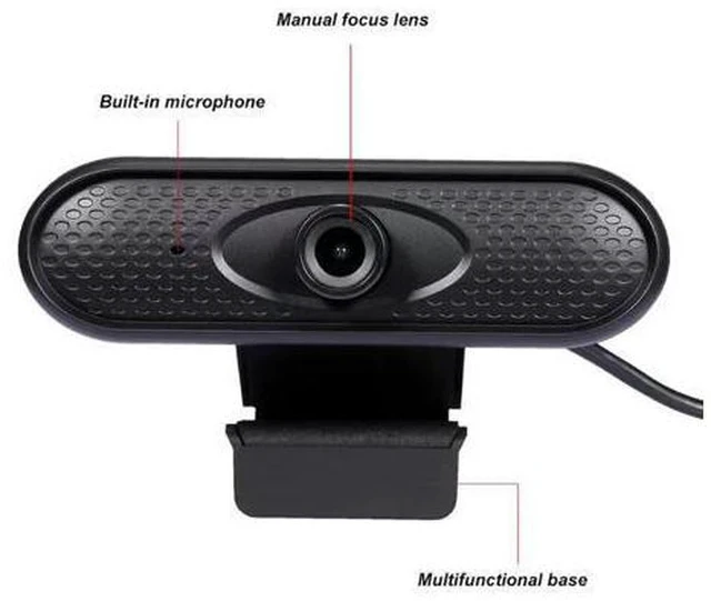 Alt view image 2 of 5 - HD 1080P Webcam Autofocus Web Camera Cam For PC Laptop Desktop with Microphone USB Camera Web Cam Computer Webcams 30 fps