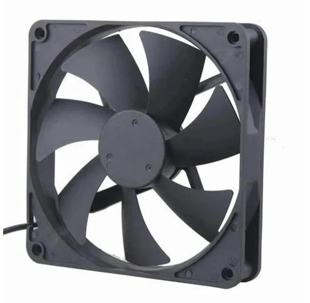 Alt view image 2 of 7 - 14cm 140mm 5V 12V 24V PC Computer Case Fan Laptop CPU Cooling Fan 2PIN USB 140x140x25mm Ball/Sleeve Bearing
