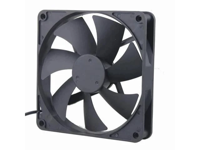 Alt view image 7 of 7 - 14cm 140mm 5V 12V 24V PC Computer Case Fan Laptop CPU Cooling Fan 2PIN USB 140x140x25mm Ball/Sleeve Bearing