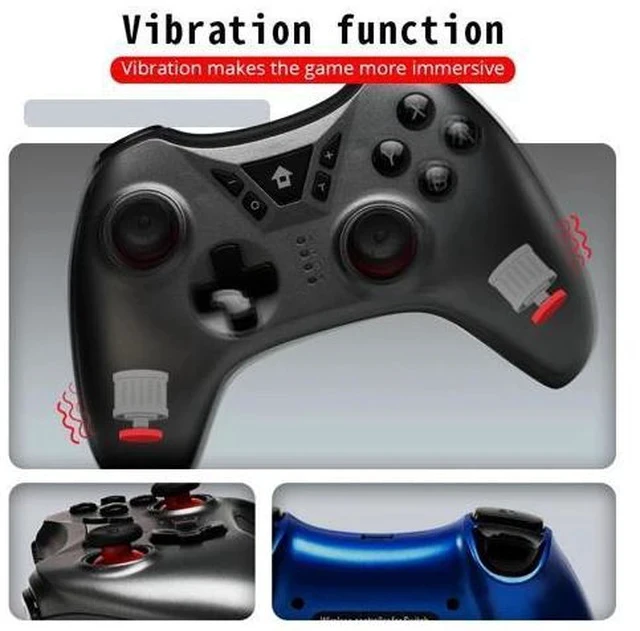 Alt view image 2 of 7 - Game Controller For Nintendo Switch Bluetooth Wireless Joystick For Nintend Switch Dual vibration Gamepad For PC/PS3
