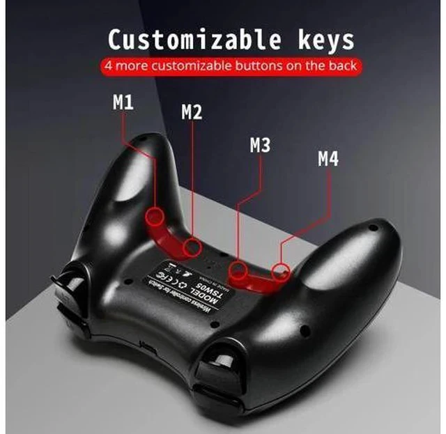 Alt view image 4 of 7 - Game Controller For Nintendo Switch Bluetooth Wireless Joystick For Nintend Switch Dual vibration Gamepad For PC/PS3