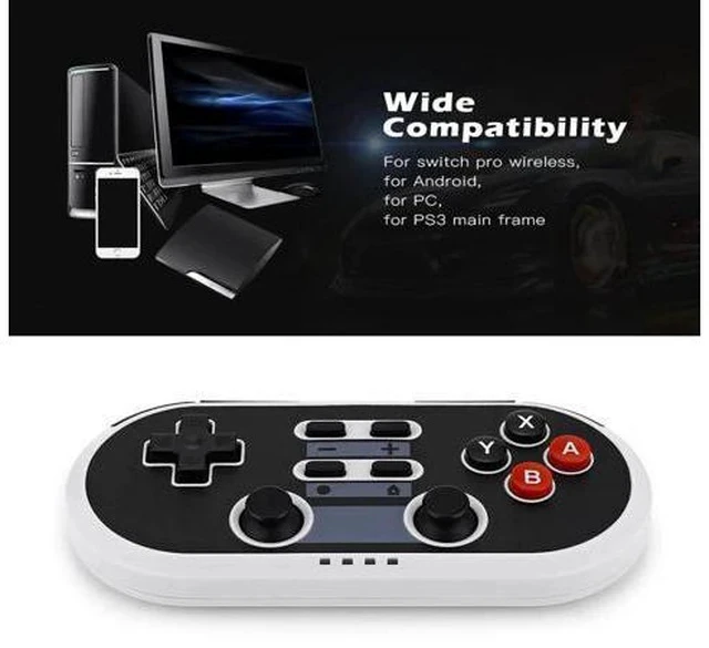 Alt view image 4 of 7 - Bluetooth Wireless NS Switch Controller For Switch Game Machine PS3, Android, PC Gamepad