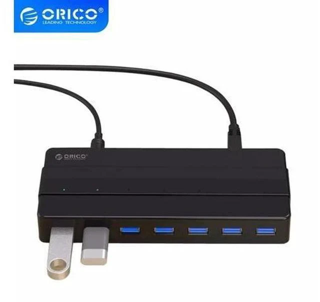 Main image of H7928-U3 7 Port USB3.0 Desktop HUB with 12V Power Adapter USB 3.0 12V2.5A Power Adapter USB3.0 HUB for Laptop PC Computer