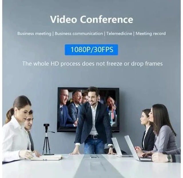 Alt view image 4 of 5 - 1080P USB2.0 Webcam With Microphone USB Camera Video Recording Web Camera With Microphone For PC Computer Web Camera Dropship