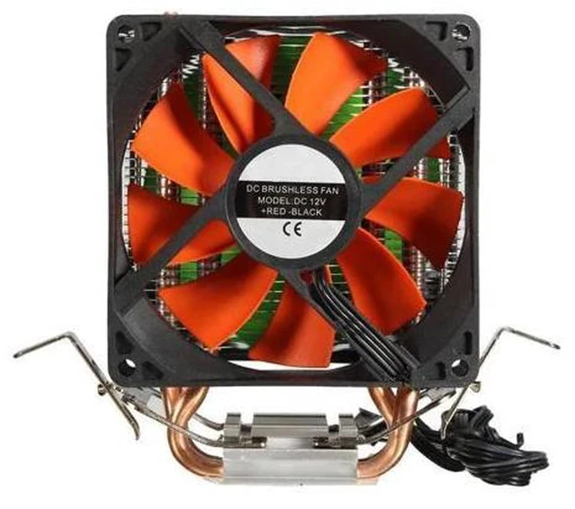 Alt view image 3 of 7 - Cooler Fan Hydraulic Dual Heatpipe CPU Fans Cooling Heatsink For Intel LGA775/1156/1155 AMD for AM4 Ryzen for Pentium