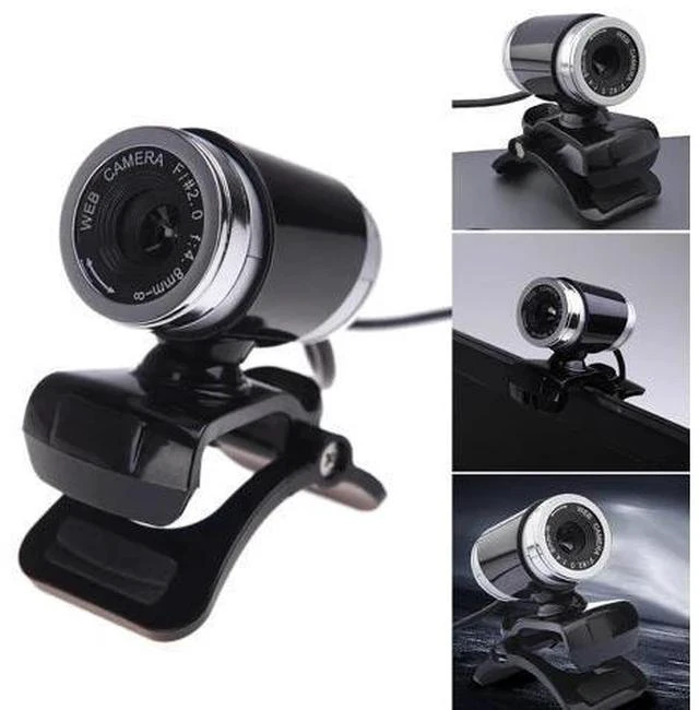 Main image of 12 MegapixelsB 2.0 Webcam Camera with MIC Clip-on for Computer PC Laptops 12 Megapixels CMOS 30fps Drop Shipping