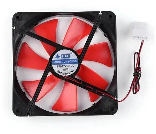 Alt view image 2 of 7 - 140mm 4 Pin Speed Adjustable Silent PC Case Cooling Fan CPU Cooler Fan 12V Computer Case Fan CPU Cooler Fan