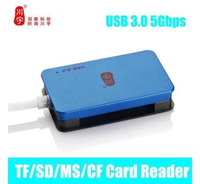 Alt view image 4 of 5 - C385 USB 3.0 Card Reader Micro SDXC SDHC TF Memory Card Reader Mini Adapter For Micro SD / CF / MMC/ MS Pro Duo/ MicroSD