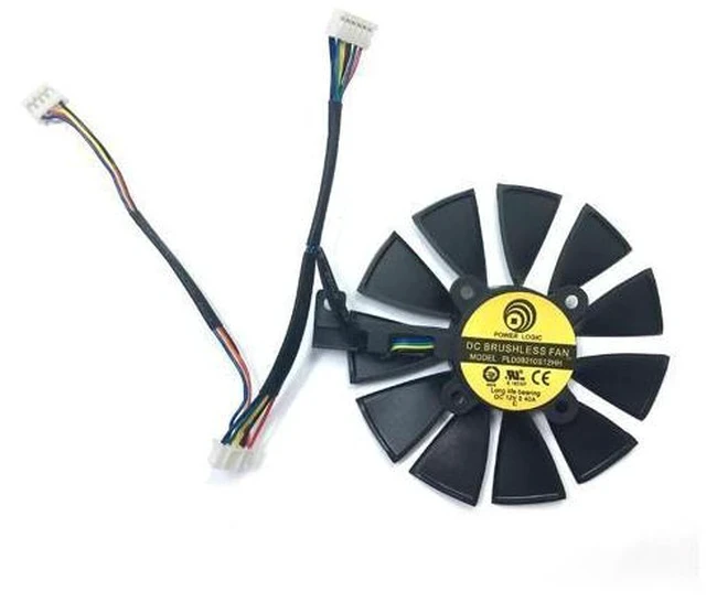 Alt view image 3 of 5 - 87MM PLD09210S12M PLD09210S12HH PC Cooling Fan Replace For ASUS STRIX GTX 1060 GTX1070 1070Ti 1080Ti Gaming video card fan