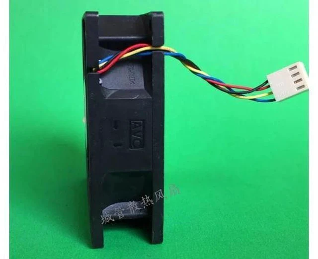 Alt view image 2 of 7 - 2 Pieces New CPU Cooler Fan For DS08025R12U 80*80*25mm 12V 0.7A P158/P197/P209 PC Server Inverter Chassis Cooling 4 Pins 0TJ5T2