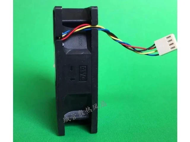 Alt view image 7 of 7 - 2 Pieces New CPU Cooler Fan For DS08025R12U 80*80*25mm 12V 0.7A P158/P197/P209 PC Server Inverter Chassis Cooling 4 Pins 0TJ5T2