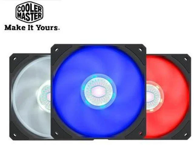 Main image of sickleflow 120mm LED 4pin PWM Shockproof silence fans For Computer Case CPU cooler cooling fan
