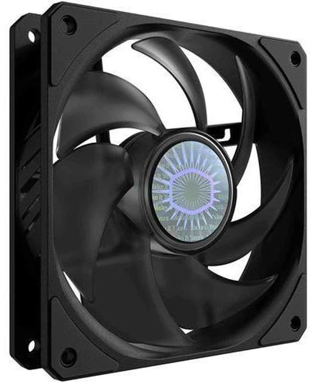 Alt view image 5 of 5 - sickleflow 120mm LED 4pin PWM Shockproof silence fans For Computer Case CPU cooler cooling fan