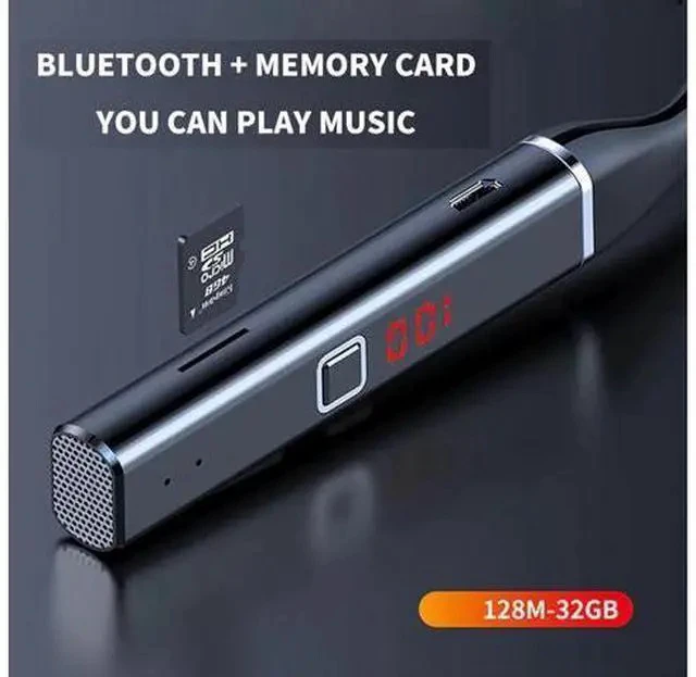 Alt view image 2 of 7 - 100 hours Wireless Earphone Bluetooth Magnetic Neckband Headphone IPX5 Waterproof Sport Headset Noise Cancelling Micophone