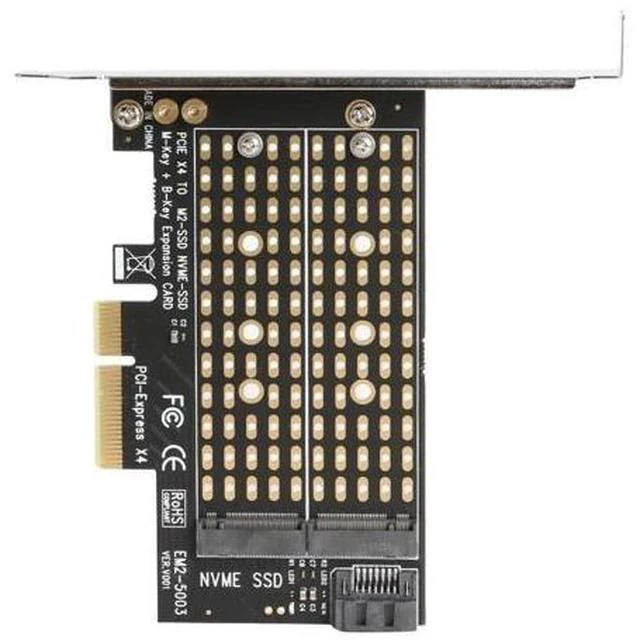 Main image of NVME to PCIE Adapter M+B Key NGFF SSD to PCI-E 3.0 X4 SATA for Expansion Card Household Computer Accessories