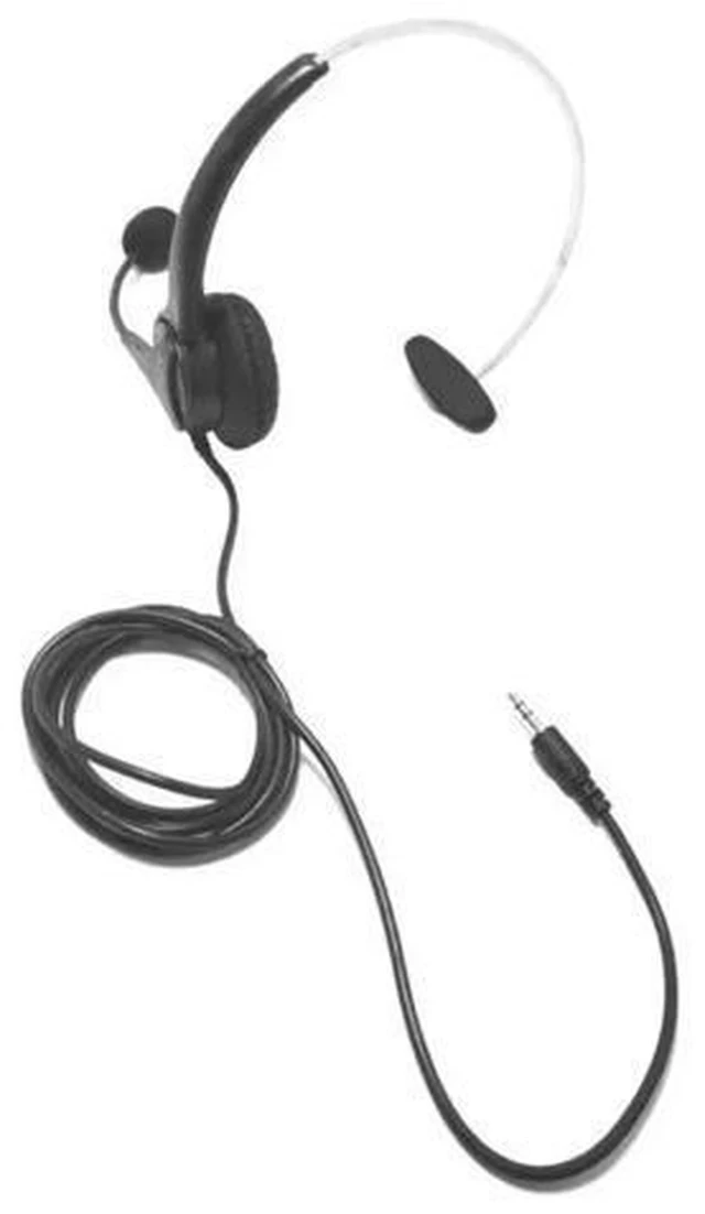 Alt view image 2 of 7 - Center Headset with Microphone 3.5MM Plug Telephone Voice Interphone Headphone for Computer PC Game Volume Control