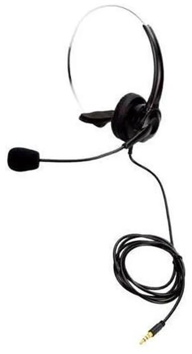 Main image of Center Headset with Microphone 3.5MM Plug Telephone Voice Interphone Headphone for Computer PC Game Volume Control