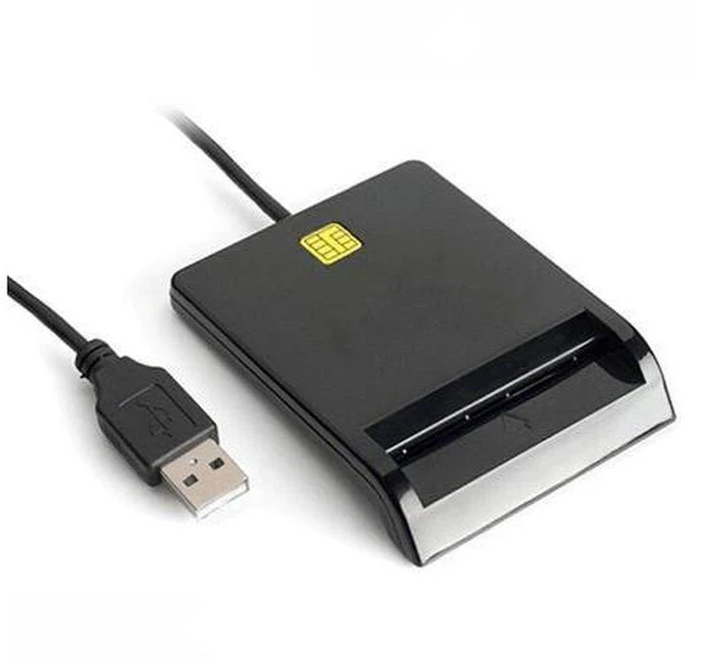 Alt view image 4 of 6 - USB 2.0 Smart Card Reader Bank Card Tax Card ID CAC DNIE ATM IC SIM Card Reader Tablet Computer laptop accessories