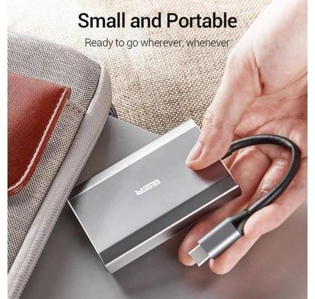 Alt view image 5 of 5 - 6 In 1 8-In-1 USB Type-C 3.1 Hub USB 3.0 Output Adapter Splitter Fast Speed Transfer TF SD Card Reader 6/8 Ports Charger Hub