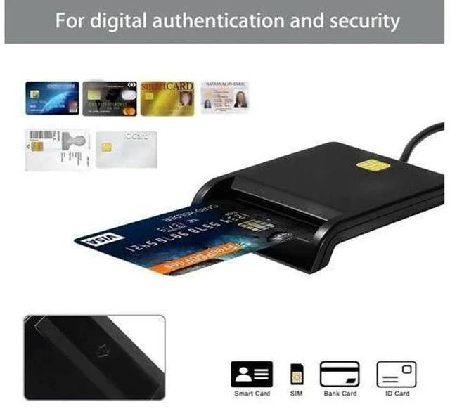 Alt view image 2 of 4 - Smart Card Reader for Bank Card Tax ID CAC DNIE ATM IC SIM Card Reader for Android Phones and Tablet