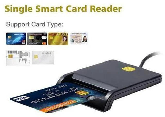 Alt view image 4 of 4 - Smart Card Reader for Bank Card Tax ID CAC DNIE ATM IC SIM Card Reader for Android Phones and Tablet