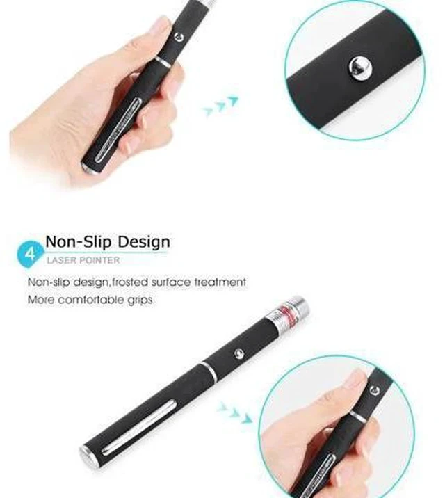 Alt view image 3 of 4 - Green Blue Purple Laser Pointer 1mw 5mw High Power LED Torch Light Powerful Pen Flashlight Lazer Point for Teaching Playing