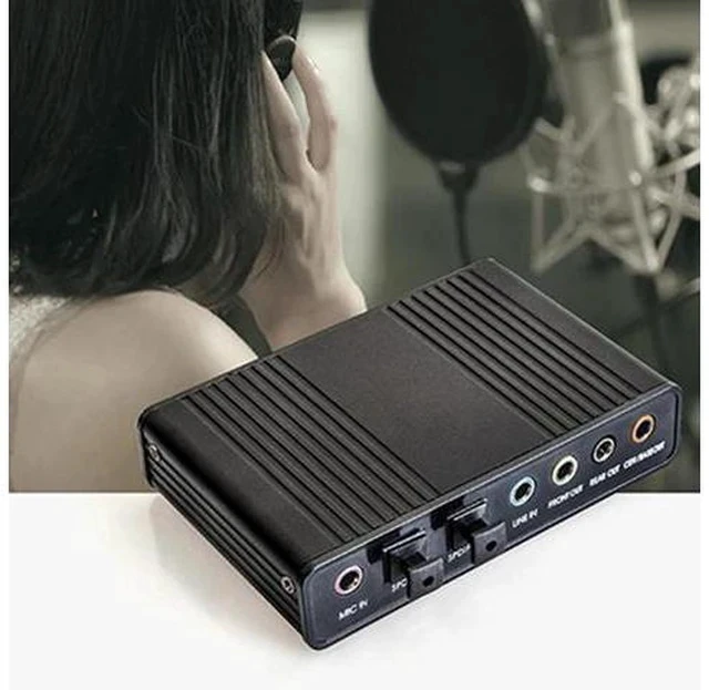 Alt view image 4 of 7 - 5.1 Sound Card Usb 2.0 Sound Card Cmi6206 Chipset Usb Usb Audio Device Class And Usb Hid Class Spec 6 Channel Output