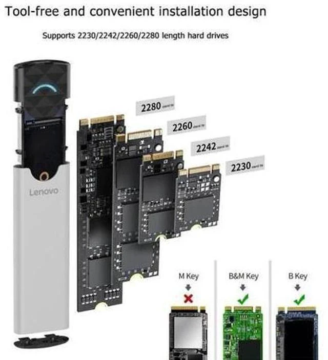 Main image of M2 SSD Case USB 3.1 to M.2 NGFF SSD Mobile Hard Drive Disk Box 6Gbps External Enclosure Case m2 SATA SSD 2242 2260 2280