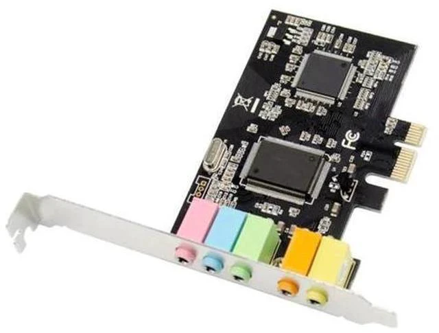 Alt view image 7 of 7 - 5.1CH Stereo Surround Sound Card PCIe Built-in 5.1 Channel 3D Sound Effect Sound Card for PC