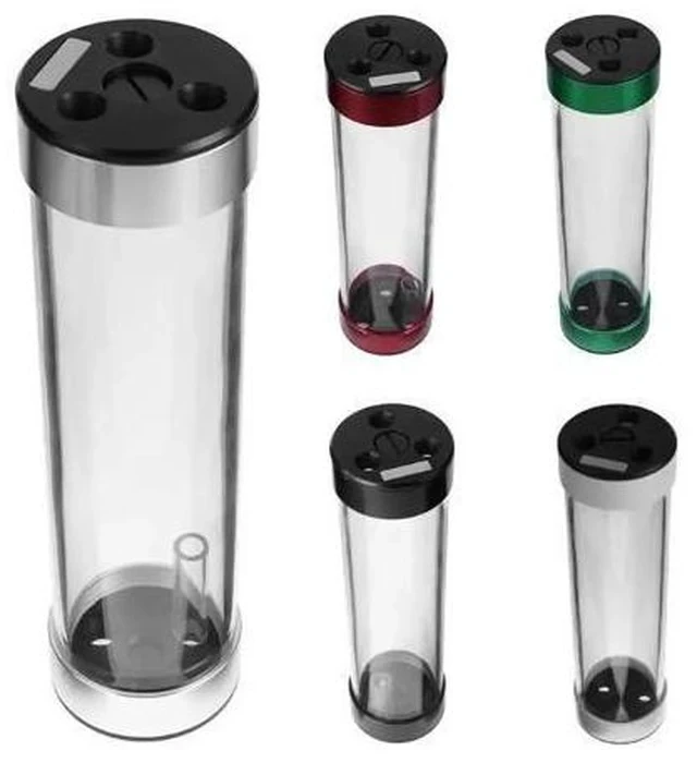 Alt view image 6 of 7 - 234mm Cylinder Water Reservoir Tank G1/4 Thread Liquid Water Cooling Kit Radiator For PC Computer Component Water Cooling System