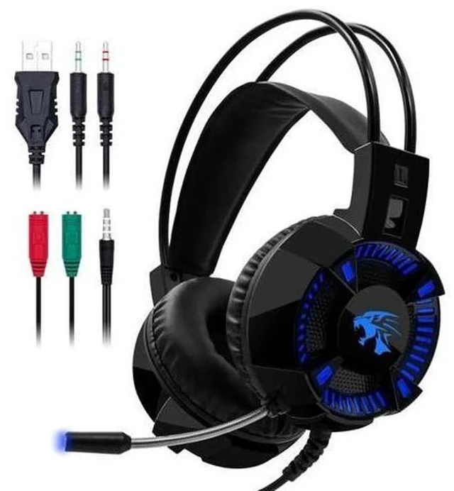 Main image of Computer Stereo Gaming Headphones Earphones Back-light Game Headset for Mobile Phone PS4 Xbox PC Gamer with Microphone