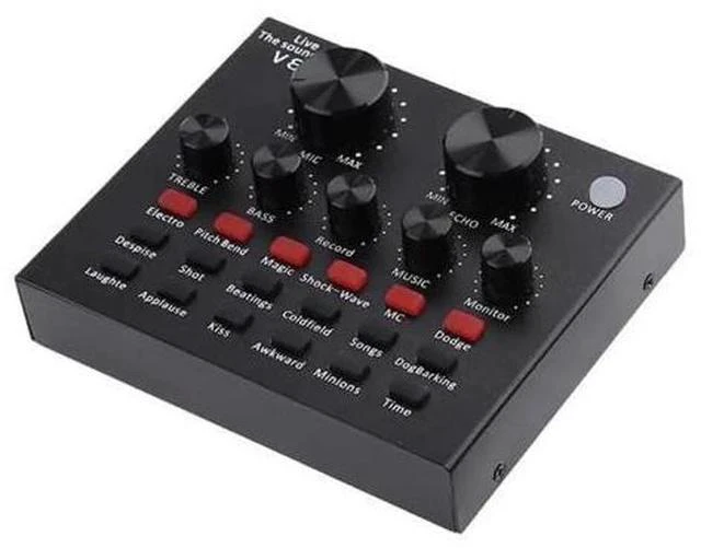 Main image of Sound Card Mixer Audio Interface External Streaming USB Headset Microphone Broadcast Sound Card Mixer For Computer PC