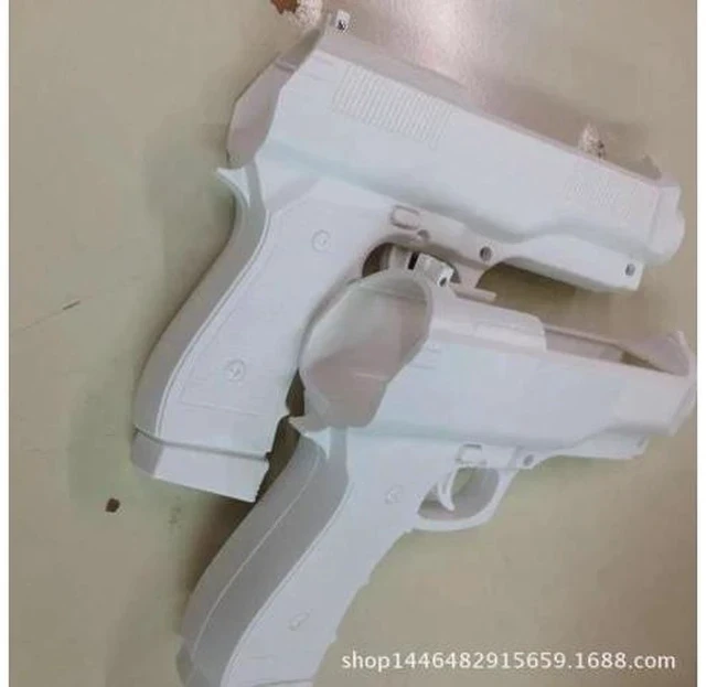 Alt view image 3 of 5 - 2020 2 x Light Gun Pistol Shooting Sport Video Game for Nintendo Wii Remote Controller