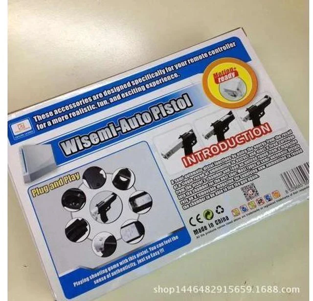 Alt view image 5 of 5 - 2020 2 x Light Gun Pistol Shooting Sport Video Game for Nintendo Wii Remote Controller