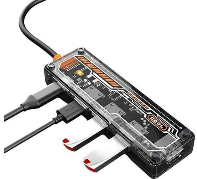 Main image of Hub Docking Station, Type-C HD Docking Station, Laptop Docking Station Dual Monitor, Docking Station, Computer Networking Hubs for Computer, Lennovo, Yoga, Keyboard, Mouse, Hard Disk, Camera