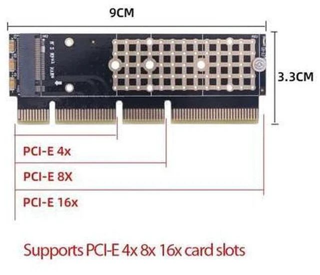 Alt view image 4 of 7 - 90 degree PCI Express 16x Male to Female Riser Card Right Angle PCI-E x16 to 16x slot protect tool Adapter 1U 2U PC Server Case