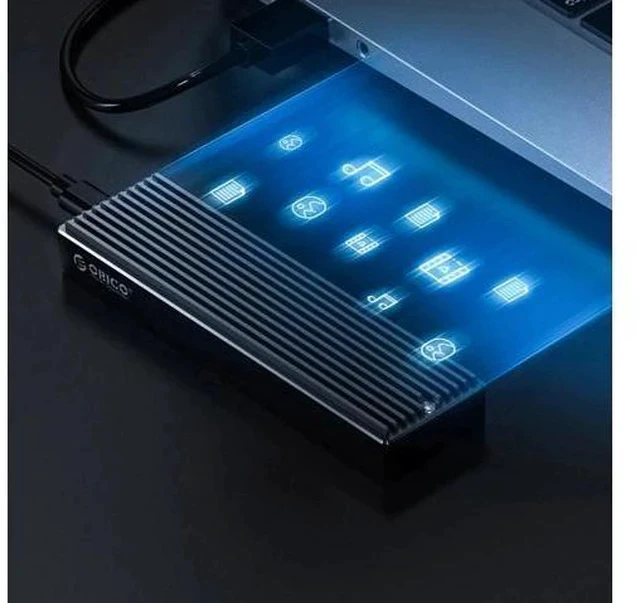 Alt view image 4 of 7 - LSDT M2 SSD Case Enclosure USB Type C Gen2 10Gbps PCIe NVME/5Gbps SATA NGFF SSD Case For 2230/2242/2260/2280 SSD Hard Disk