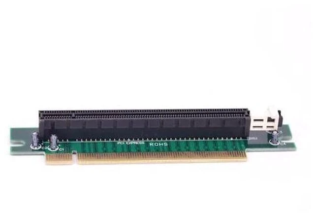 Alt view image 7 of 7 - 90 degree PCI Express 16x Male to Female Riser Card Right Angle PCI-E x16 to 16x slot protect tool Adapter 1U 2U PC Server Case