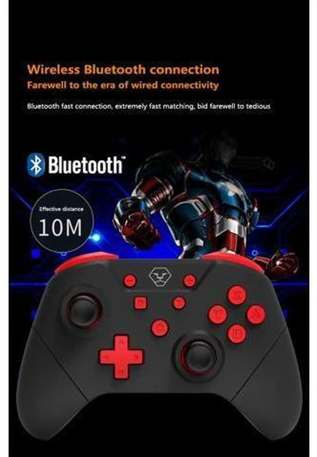 Alt view image 4 of 7 - Gamepad Wireless Bluetooth Joystick For Switch NS Controller Wireless Console For Nintend Switch Pro/Lite Game Pad Joypad