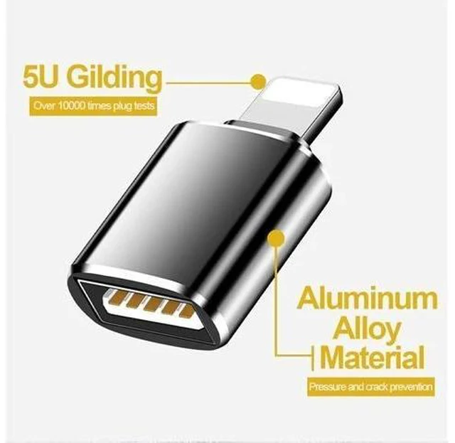 Alt view image 7 of 7 - SD Card Reader 3.0 Micro SD/USB Flash Drive/ Adapter Converter for IOS 13 Version 7 8 6 S Plus X for iphone USB3.0 Adaptador