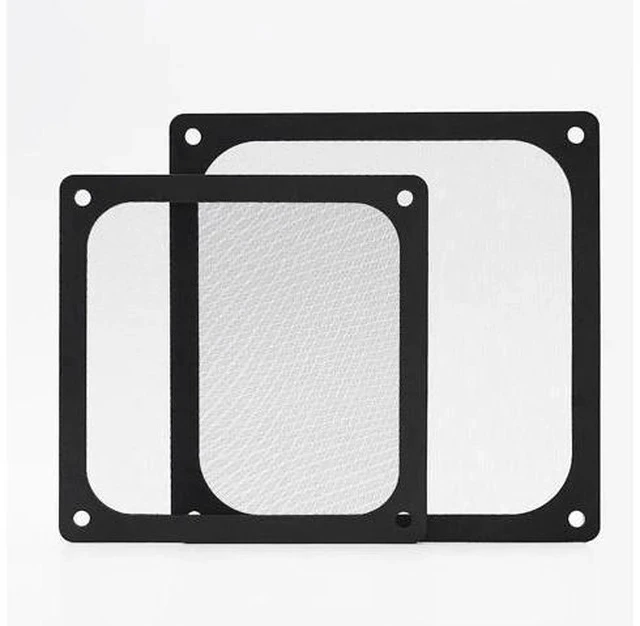 Alt view image 4 of 7 - 12CM Magnetic Frame Black Mesh Dust Filter PC Cooler Fan Filter with Magnet , 120x120mm Dustproof Computer Case Cover