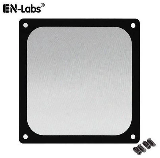 Alt view image 5 of 7 - 12CM Magnetic Frame Black Mesh Dust Filter PC Cooler Fan Filter with Magnet , 120x120mm Dustproof Computer Case Cover