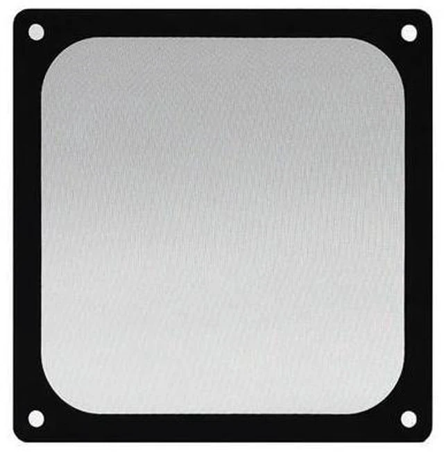Alt view image 6 of 7 - 12CM Magnetic Frame Black Mesh Dust Filter PC Cooler Fan Filter with Magnet , 120x120mm Dustproof Computer Case Cover